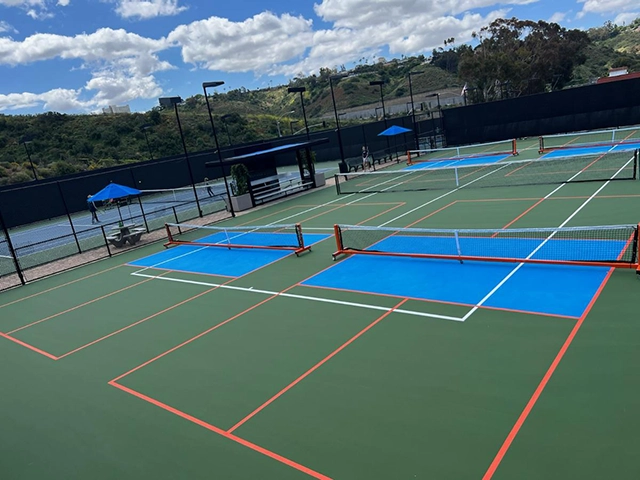 Thi công xây sân tennis-pickleball STANDARD 523 NNO
